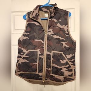 JCrew Camo Vest